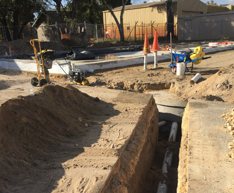 main roads plumbing work