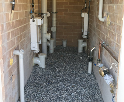 wembley plumbing job